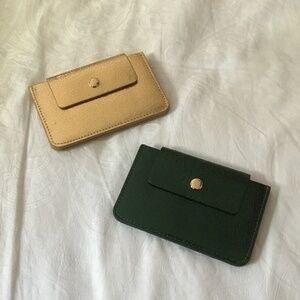 Jcrew Factory leather metallic wallet